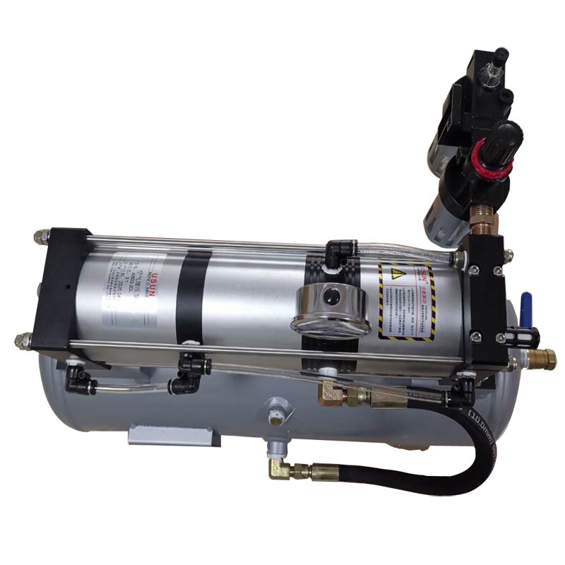 USUN Model:AB03-40L 100mm Driven Air Pressure Booster Pump With 40 L ...